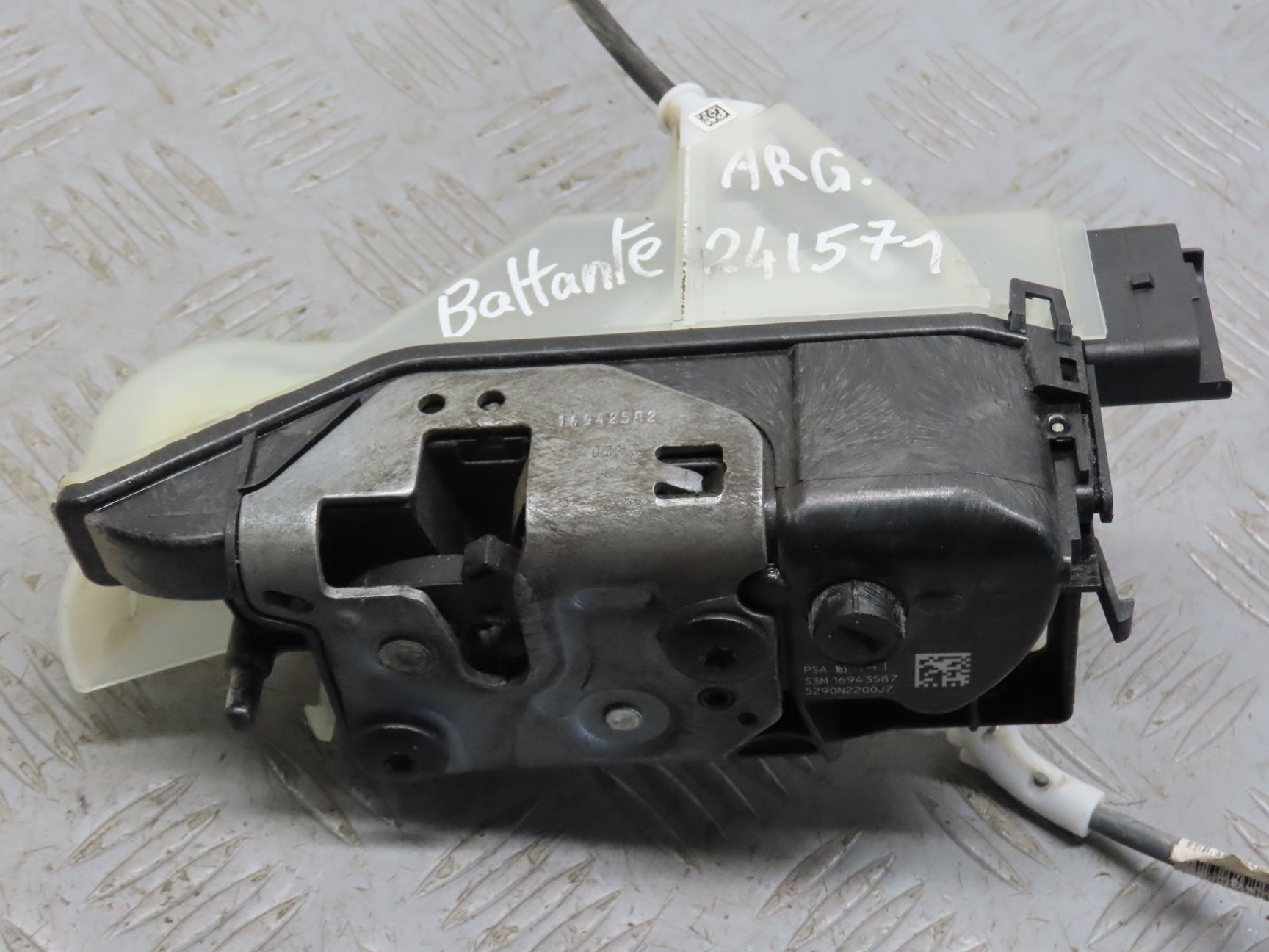 SERRURE PORTE BATTANTE ARG