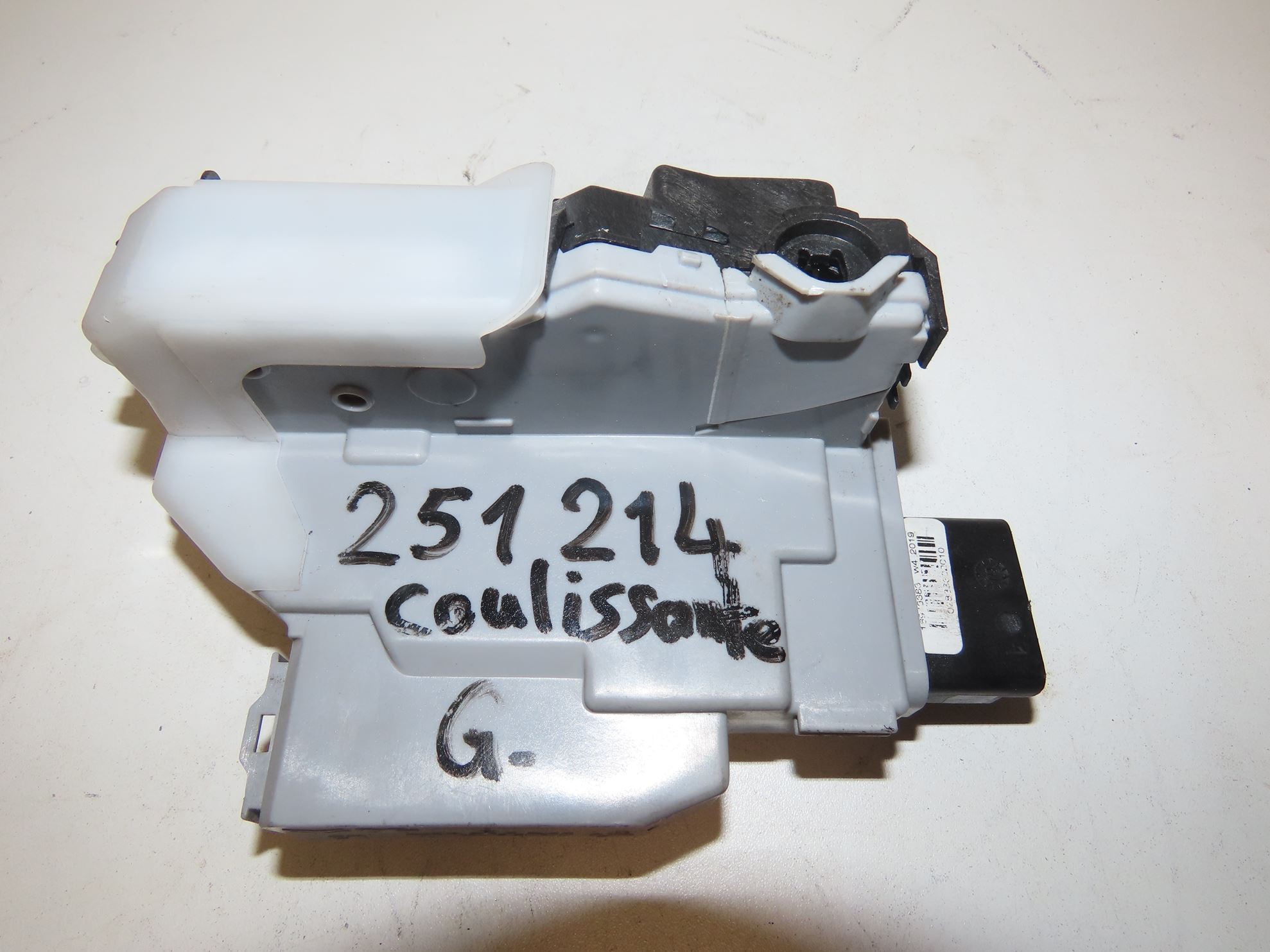 SERRURE PORTE COULISSANTE G